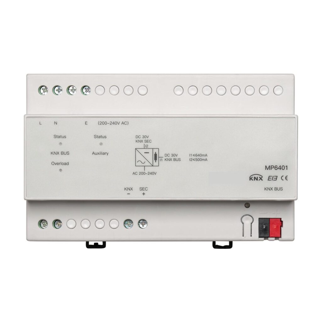 KNX Bus Power Supply with 2-fold auxiliary output
